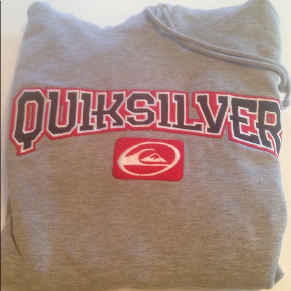 Quiksilver Other - QUIKSILVER Hooded Men's Gray Sweatshirt. Large